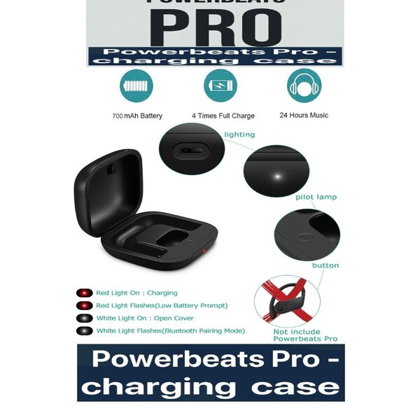 ✅🚨🆕🔴🌸S🌸A🌸L🌸E🌸⭐️🔴📢Apple POWERBEATS PRO Replacement CASE🟢💸BUY NOW❗💸🟢 - Picture 6 of 16